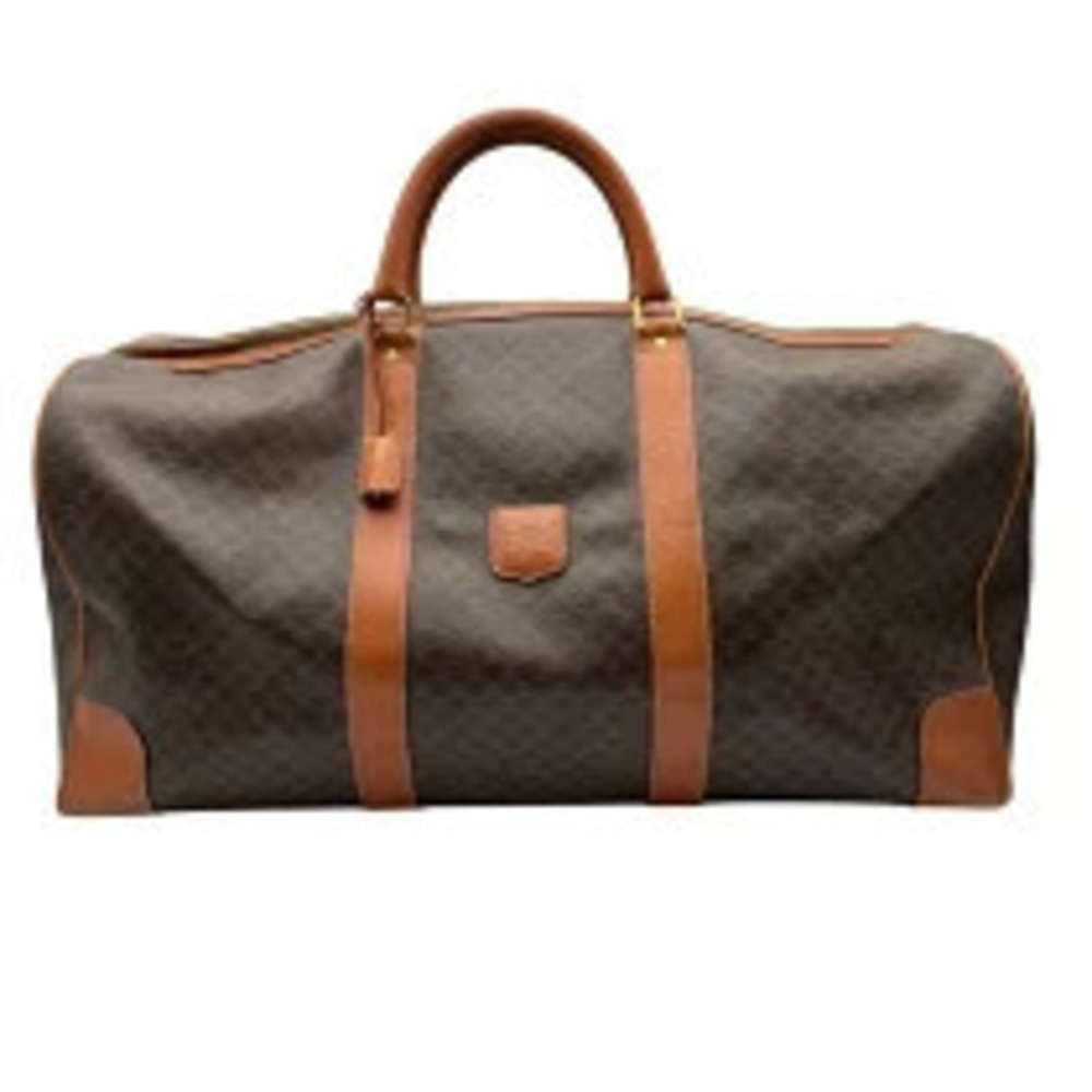 Celine Macadam Boston Bag Brown